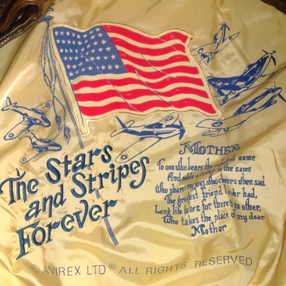 Avirex Bomber Jacket Men's Authentic Type A-2 Leather Flight Jacket Size Small - Picture 5 of 14